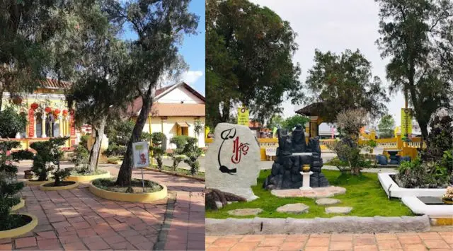 Khuôn viên thoáng đãng và cây xanh cổ thụ