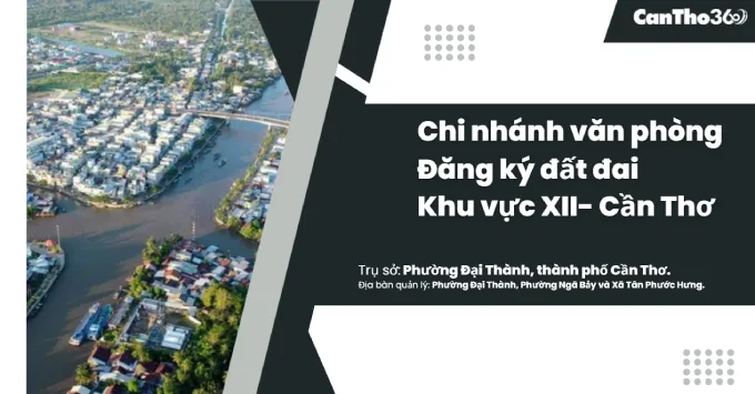 Chi nhánh Văn phòng đăng ký đất đai khu vực XII - Cần Thơ 2025