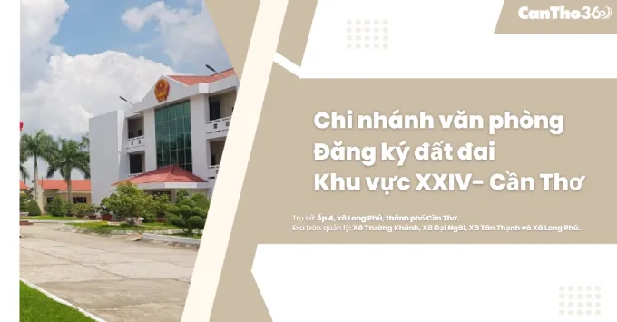 Chi nhánh Văn phòng Đăng ký đất đai khu vực XXIV - Cần Thơ 2025