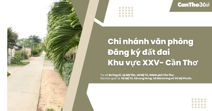 Chi nhánh Văn phòng Đăng ký đất đai khu vực XXV - Cần Thơ 2025