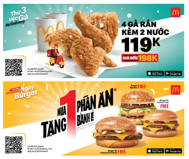 Chương trình khuyến mãi McDonald’s Cần Thơ