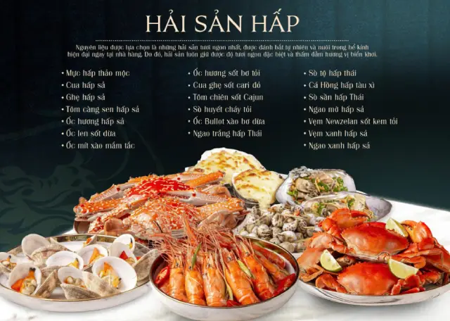 Quầy Hải Sản Hấp