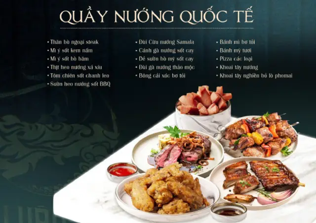 Quầy nướng Quốc Tế