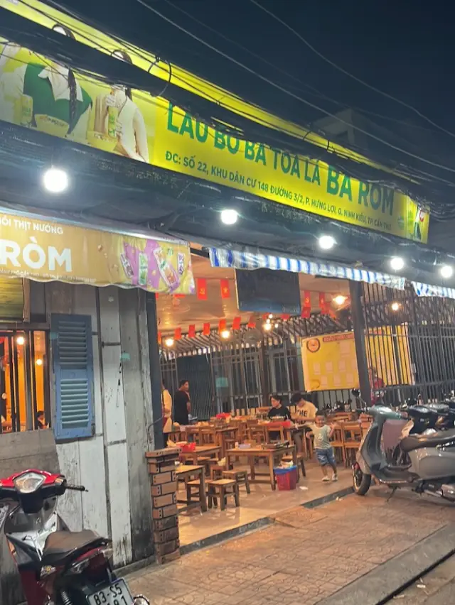 Lẩu bò Ba Toa Ba Ròm Cần Thơ